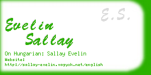 evelin sallay business card